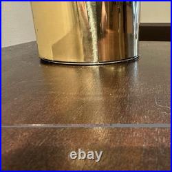 Vintage Post Modern 1970's Pendulum Articulating Brass Drafting Table Desk Lamp