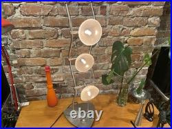 Vintage Postmodern 3-Light Sculptural Table Lamp