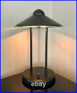 Vintage Postmodern Metal UFO Shade Table/Desk Lamp Robert Sonneman Style 16