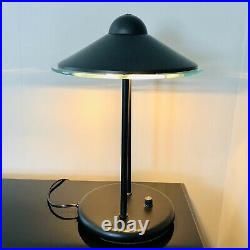 Vintage Postmodern Metal UFO Shade Table/Desk Lamp Robert Sonneman Style 16