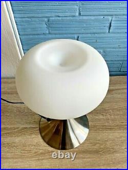 Vintage Prisma Style Table Lamp Mid Century Design Bedside Light Mushroom