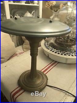 Vintage RARE UFO Table Lamp Mid Century Modern Flying Saucer 1950s Atomic Age