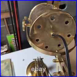 Vintage Retro Brass Industrial Table Lamp Search Light Spotlight Design