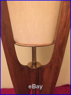 Vintage Retro Danish Mid-century Adrian Pearsall Atomic Rocket Era Table Lamp