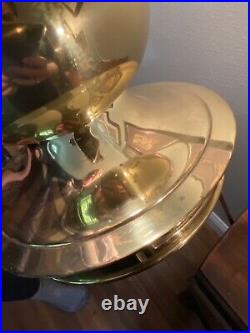 Vintage STIFFEL Table Lamps Gold Brass MCM Hollywood Regency Large 32