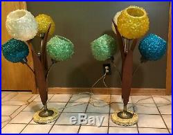 Vintage Spaghetti Lucite Table Lamps Mid Century Modern-$1,600.00 for the Set
