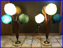 Vintage Spaghetti Lucite Table Lamps Mid Century Modern-$1,600.00 for the Set