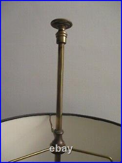 Vintage Stiffel Brass French Bouillotte Candlestick 3-Way Table Desk Lamp Nice