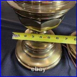 Vintage Stiffel Brass Table Lamps Pair Hollywood Regency Traditional 30.5 Inch Vintage Stiffel Brass Table Lamps Pair Hollywood Regency Traditional 30.5 Inch
