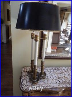 Vintage Stiffel French Bouillotte Style Brass Table Lamp