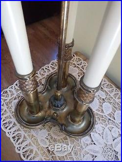 Vintage Stiffel French Bouillotte Style Brass Table Lamp