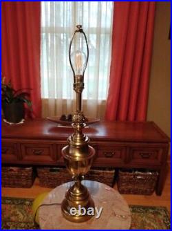 Vintage Stiffel Heavy Brass Table Lamp 33 #5561