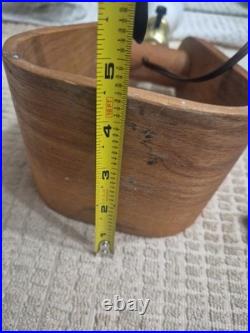 Vintage Stirrup Lamp with Buffalo Bison Shade Western Cowboy Decor Antique RARE