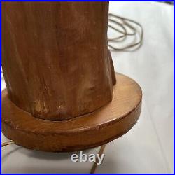 Vintage Table Accent Lamp Cypress Knee Folk Art Tall Rustic