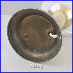 Vintage Table Lamp 1950 At The Swallow In Steel Brass & Glass 50S Retro Vintage Table Lamp 1950 At The Swallow In Steel Brass & Glass 50S Retro