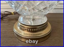 Vintage Table Lamp Brass Crystal French France Lamp 28 Vintage Table Lamp Brass Crystal French France Lamp 28