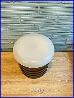 Vintage Table Space Age UFO Wood Lamp Atomic Design Light Mid Century 1960's
