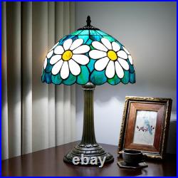 Vintage Tiffany Style Chrysanthemum Stained Glass Table Lamp Vintage Light