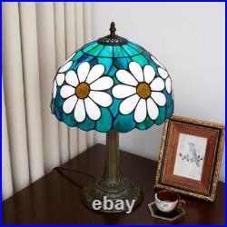 Vintage Tiffany Style Chrysanthemum Stained Glass Table Lamp Vintage Light