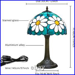 Vintage Tiffany Style Chrysanthemum Stained Glass Table Lamp Vintage Light