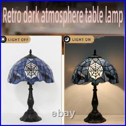 Vintage Tiffany Style Stained Glass Spider Table Lamp Gothic Halloween Light 19 Vintage Tiffany Style Stained Glass Spider Table Lamp Gothic Halloween Light 19