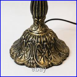 Vintage Tiffany Style Sunflower Table Lamp Pull Chain Stained Glass H18 Vintage Tiffany Style Sunflower Table Lamp Pull Chain Stained Glass H18