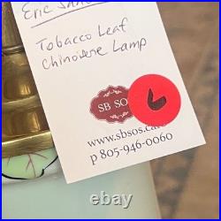 Vintage Tobacco Leaf Table Lamp Chinoiserie 20' Frederick Cooper Vintage Tobacco Leaf Table Lamp Chinoiserie 20' Frederick Cooper