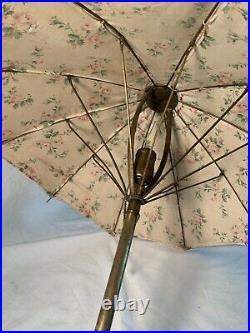 Vintage Umbrella Table Lamp Light dated 1915
