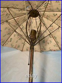 Vintage Umbrella Table Lamp Light dated 1915