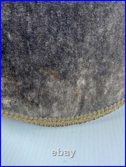 Vintage Victorian Velour Lampshade Velvet Style Gold Trim Table Floor Pendant