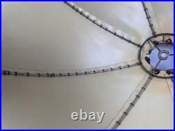 Vintage Victorian Velour Lampshade Velvet Style Gold Trim Table Floor Pendant