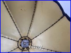 Vintage Victorian Velour Lampshade Velvet Style Gold Trim Table Floor Pendant