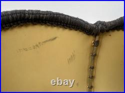 Vintage Victorian Velour Lampshade Velvet Style Gold Trim Table Floor Pendant