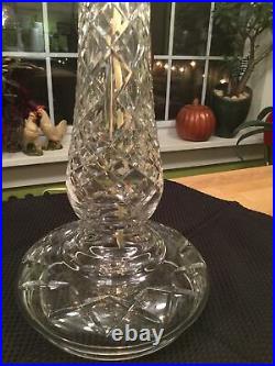 Vintage Waterford Crystal Ireland 19.5 Achill All Crystal Table Lamp