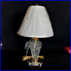 Vintage Waterford Crystal Lamp Table Desk Lamp NIB 18 Tall