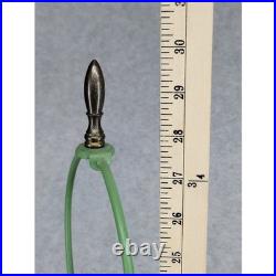 Vintage White Porcelain Cockatoo Parrot Table Lamp Brass Base Hollywood Regency