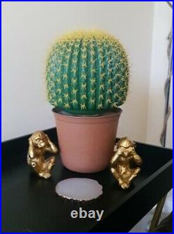 Vintage cactus touch lamp, table lamp 90s Retro
