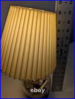 Vintage glass apothecary table lamp with matchbooks inside Vintage glass apothecary table lamp with matchbooks inside