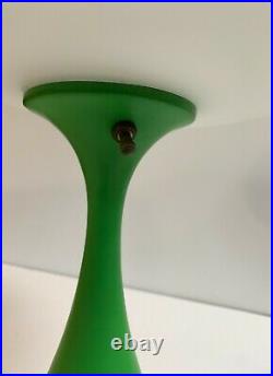 Vintage green Laurel Mushroom lamp Bill Curry midcentury modern icon
