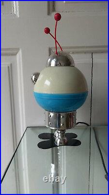 Vintage light space ufo Robot lamp Stilfer Milano 70