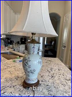 Vintage porcelain table lamp