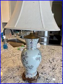 Vintage porcelain table lamp