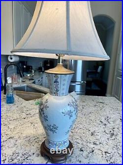 Vintage porcelain table lamp