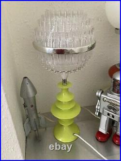 Vintage table lamp space age Atomic Pylon lamp
