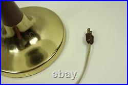 Vtg 50s Mid Century Modern MCM Brass Gerald Thurston Lightolier Table Lamp Light
