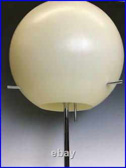 Vtg 70s Paul Mayen Globe Table Lamp Light Mid Century Modern Atomic Retro Rare