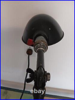 Vtg Antique Industrial Ajusco Task Desk Lamp Light 1930s