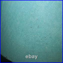 Vtg. Ceramic Table Lamp Drip Glaze Blue Green Brown Great Condition See Photos