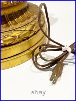 Vtg Chalkware Sculpture Table Lamp Cherub LARGE 37'' TALL regency mid century Vtg Chalkware Sculpture Table Lamp Cherub LARGE 37'' TALL regency mid century