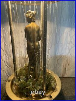 Vtg Creators Inc. 30 Nude Goddess Mineral Oil Rain Table Top Lamp